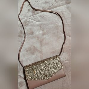 A New Day Wallet with Glitter and Strap
